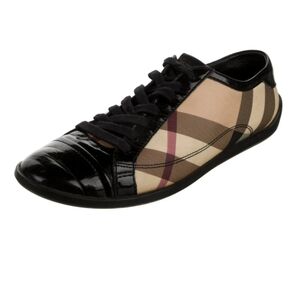 Burberry Authentic Nova Check Pattern Sneakers Women's Size: 7